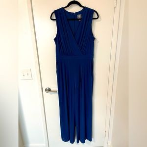 Vince Camuto Navy Jumpsuit - Large